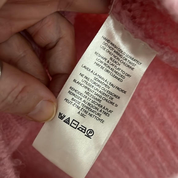 Free People Vibrant Pink Bradley Pullover Sweater Small - Picture 5 of 8